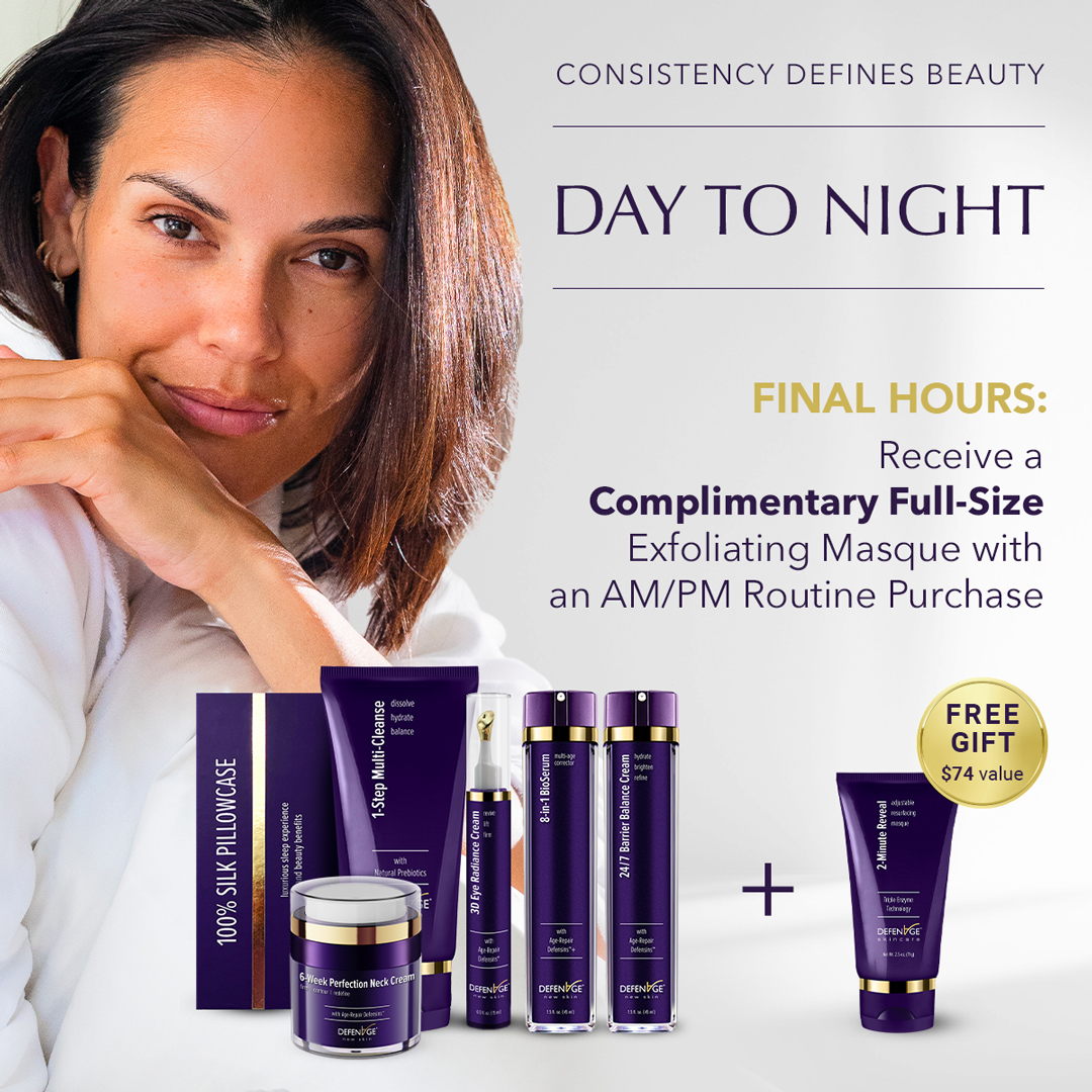 Free Masque with Morning and Night Routine Purchase