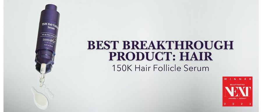 DefenAge® Skincare's 150K Hair Follicle Serum Takes Home BeautyMatter NEXT Award