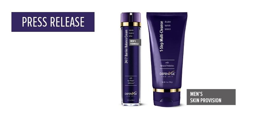 DefenAge® Skincare Announces Men’s Skin Provision System Specifically Formulated for Men 