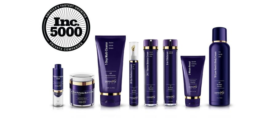 DefenAge® Skincare Named An Inc. 5000 Fastest-Growing Private Company