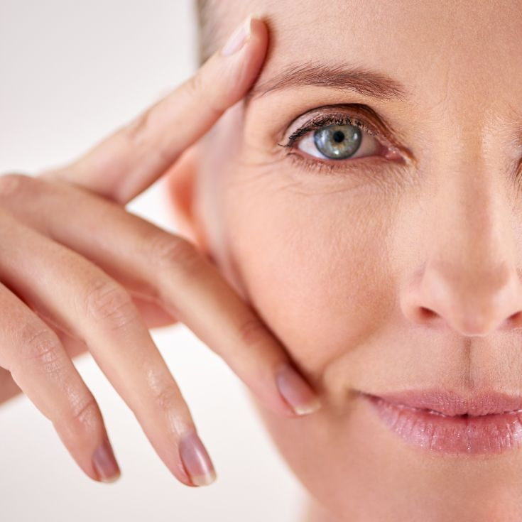 Target Visible Signs of Aging Eyes